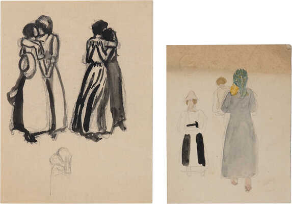 Замирайло Виктор Дмитриевич. Лот из девяти рисунков: